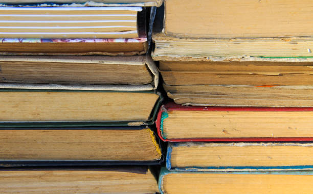 istock Stack of the old books. Books background 639682742