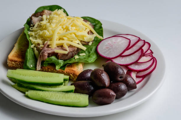 istock toast with meat and vegetables 639683788