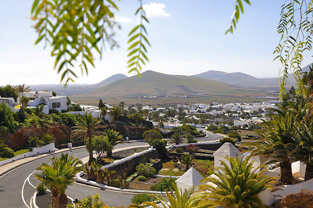 Skyline of Nazareth, community of Teguise, Lanzarote, Canary Islands, Spain