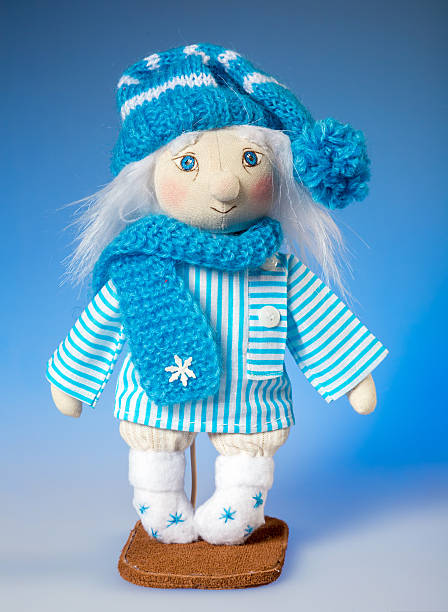 istock Handcrafted Textile Doll In Scandinavian Style 639685510