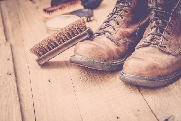 istock Shoes maintenance 639687062