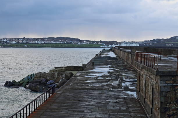 istock Looking Back Along Holyhead Breakwater, Holyhead, Anglesey, North Wales 639687868