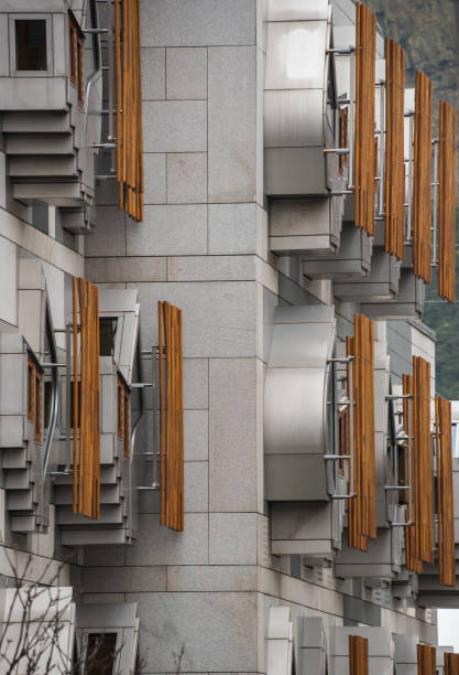 istock Pods on the MSP Building in Edinburgh 639689046