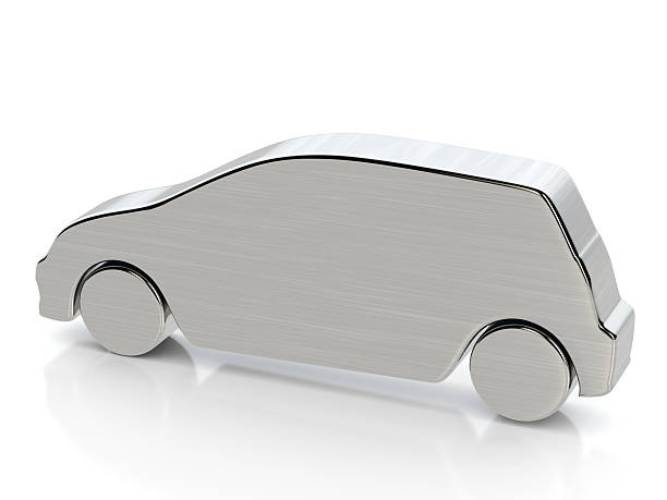 istock Metallic car symbol 639690112
