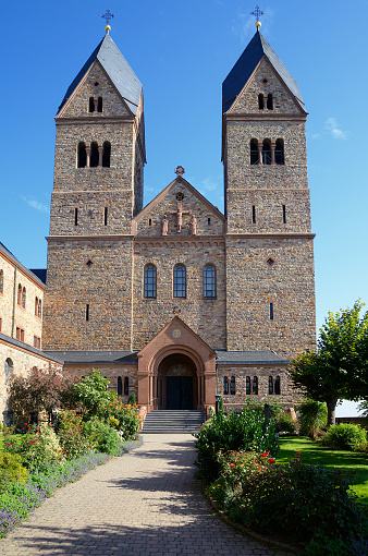 Monastery church of Sankt Hildegard abbey in Rüdesheim Germany