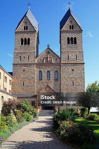 Monastery Church Of Sankt Hildegard Abbey In Rüdesheim Germany Stock Photo - Download Image Now