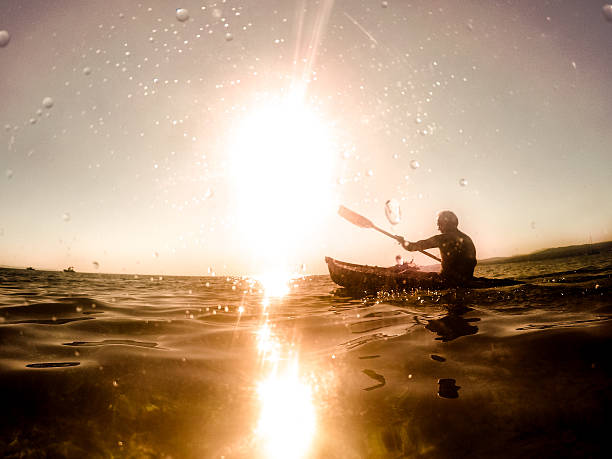 istock Canoeing in the sea 639693176