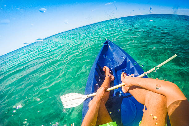 istock Canoeing in the sea 639693310
