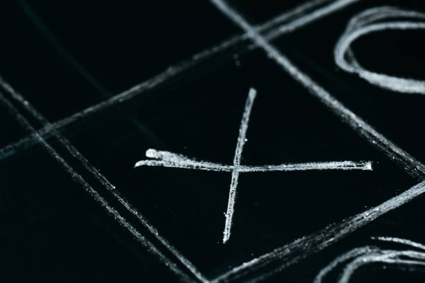 istock tic tac toe chalk on a school blackboard dark 639693390