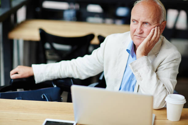 istock Troubled Senior Businessman 639695010