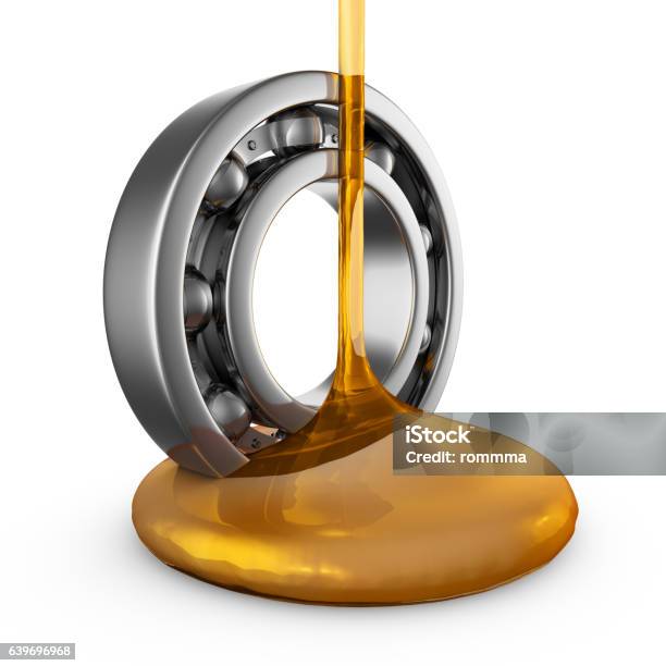 Oil On Bearing Stock Photo - Download Image Now - Ball Bearing, Lubrication, Endurance