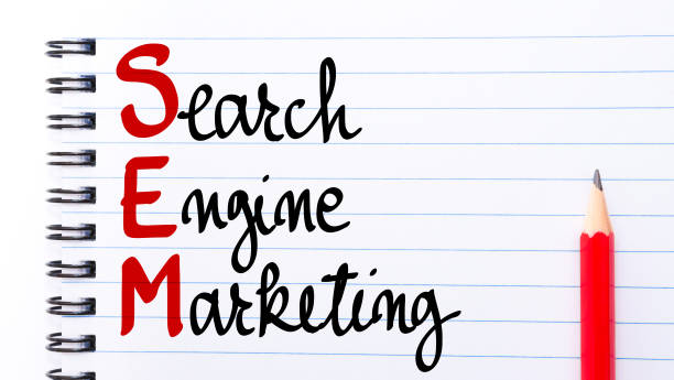 istock SEM Search Engine Marketing written on notebook page 639697020
