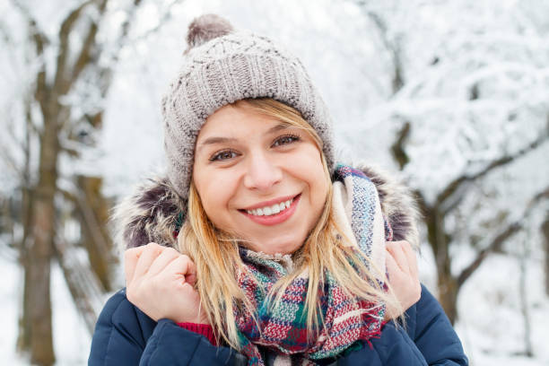 Beautiful young girl - wintertime