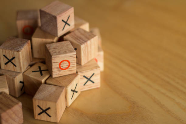 istock Jumbled thoughts stacked up to build something new 639697808