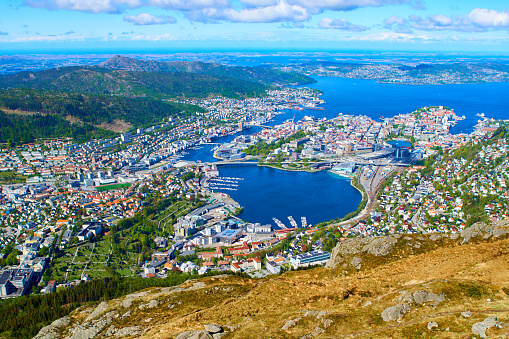 Bergen views from Ulriken Mountain