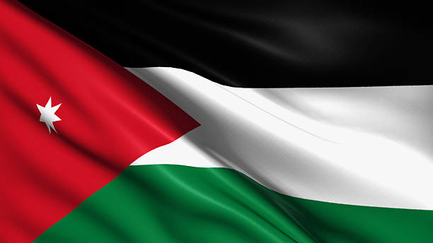istock flag of Jordan 639704978