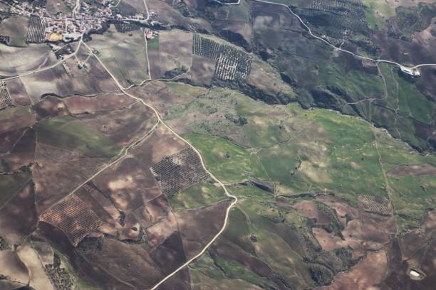 istock Malaga Province from Aeroplane 639708600