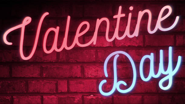 istock flickering blinking red and blue neon sign 639722628