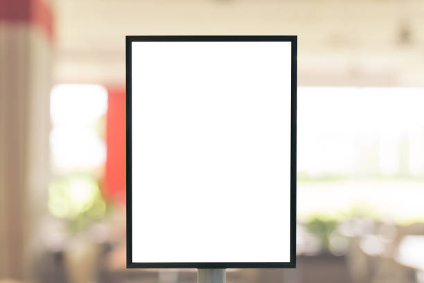 istock Blank sign with copy space for text message in mall. 639724208