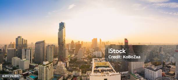 Bangkok Cityscape Stock Photo - Download Image Now - Bangkok, Construction Industry, City