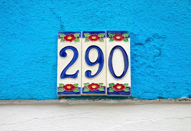 istock beautiful retro ceramic house number_2 639724330
