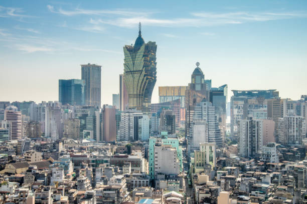 istock Macau city and its skyline 639724770