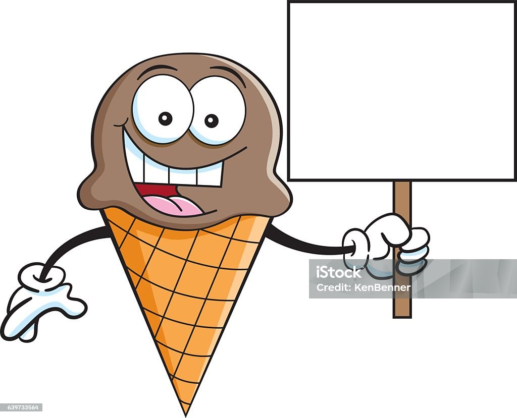 Ilustración de Cono De Helado De Dibujos Animados Sosteniendo Un Cartel y más Vectores Libres de Derechos de Alimento - iStock Ilustración de Cono De Helado De Dibujos Animados Sosteniendo Un Cartel y más Vectores Libres de Derechos de Alimento - iStock