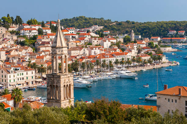 istock Nice City Hvar in Hvar Island in Croatia 639733804