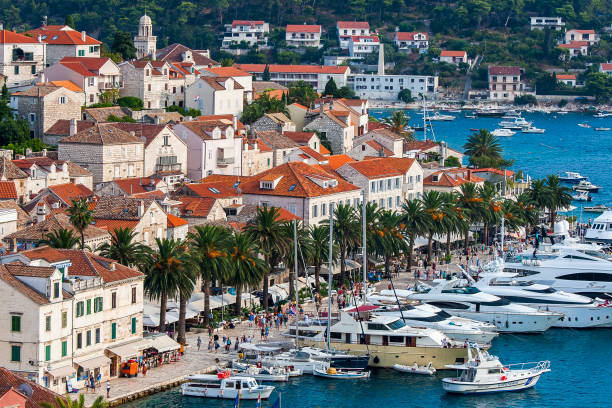 istock Nice City Hvar in Hvar Island in Croatia 639735802