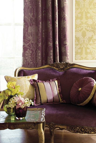 istock Interior of elegant sofa in living room 639740406