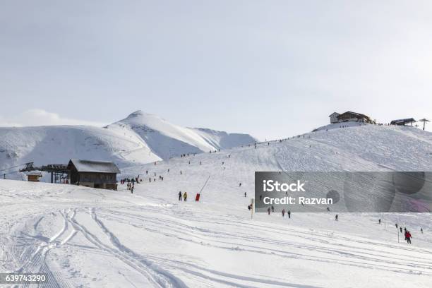 High Altitude Ski Domain Stock Photo - Download Image Now - Auvergne-Rhône-Alpes, Barn, Beaufortain Massif