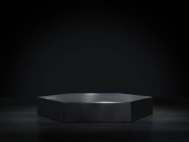 istock Pedestal for display,Platform for design,Blank product stand.3D rendering. 639744932