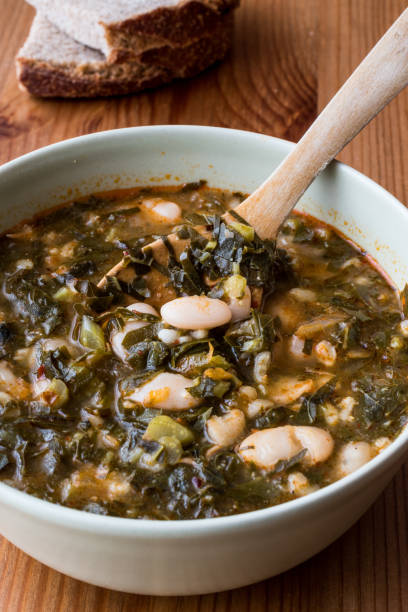 istock Turkish Kara Lahana corbasi / Black Cabbage or Kale Soup. 639745694