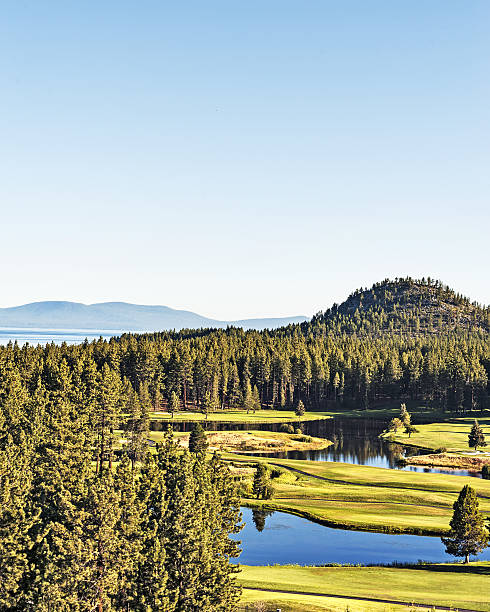 istock South Lake Tahoe Golf Course with Waterways from above 639748664