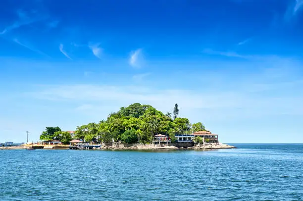Island of Palmas, near the city of Santos and Guaruja, Sao Paulo, Brazil