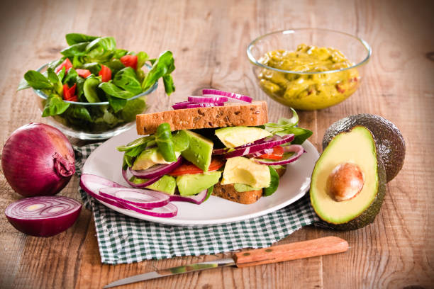 istock Veggie toast with avocado. 639753694