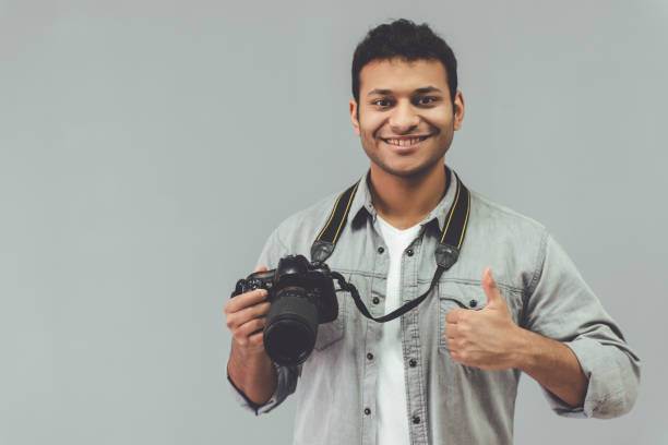 istock Afro American photographer 639755454