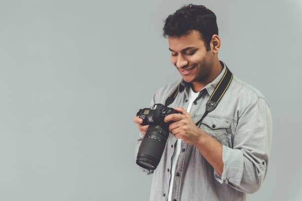 istock Afro American photographer 639755488