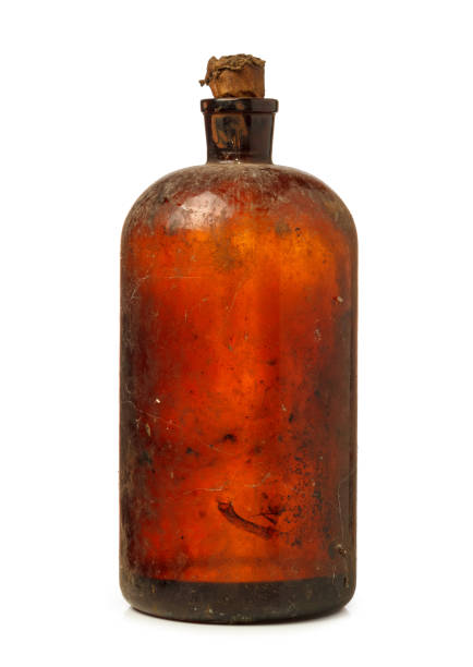 istock Vintage dirty bottle 639755784