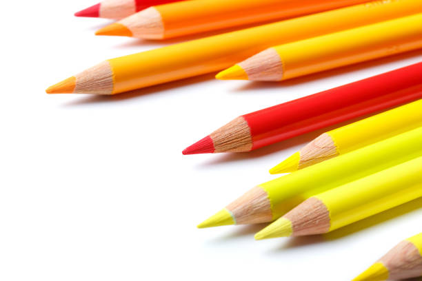 istock Color pencils background 639757106