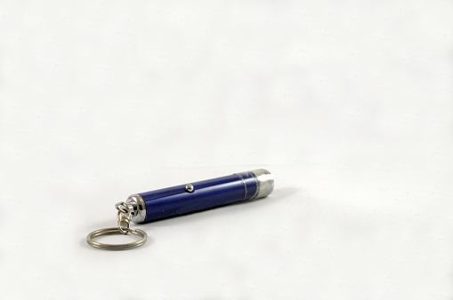 Blue Light Pointer Blue Laser Pointer Isolated On White Backgrounds Stock Photo - Download ...