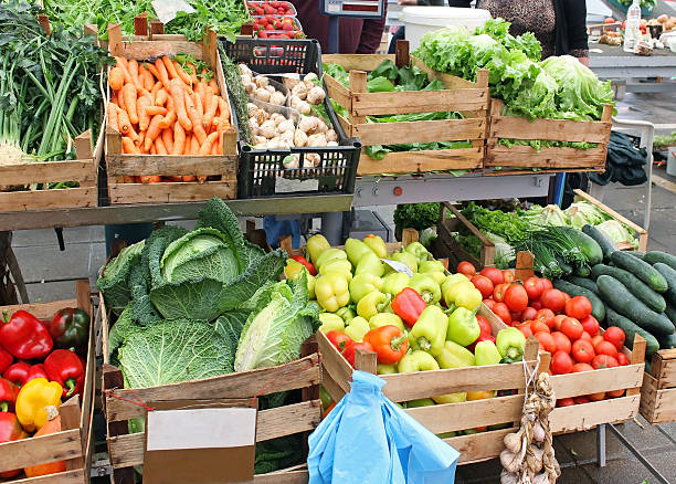 istock Vegetables market crates 639759364