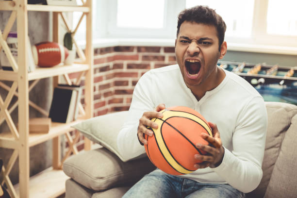 istock Afro American man at home 639759606