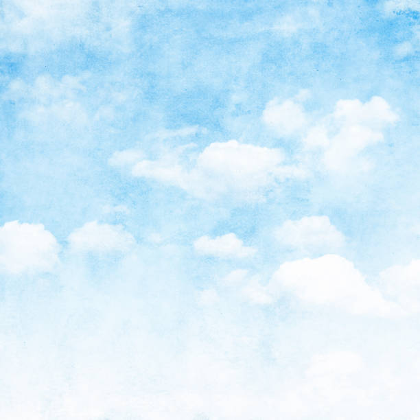 istock Blue sky in grunge style. 639761804