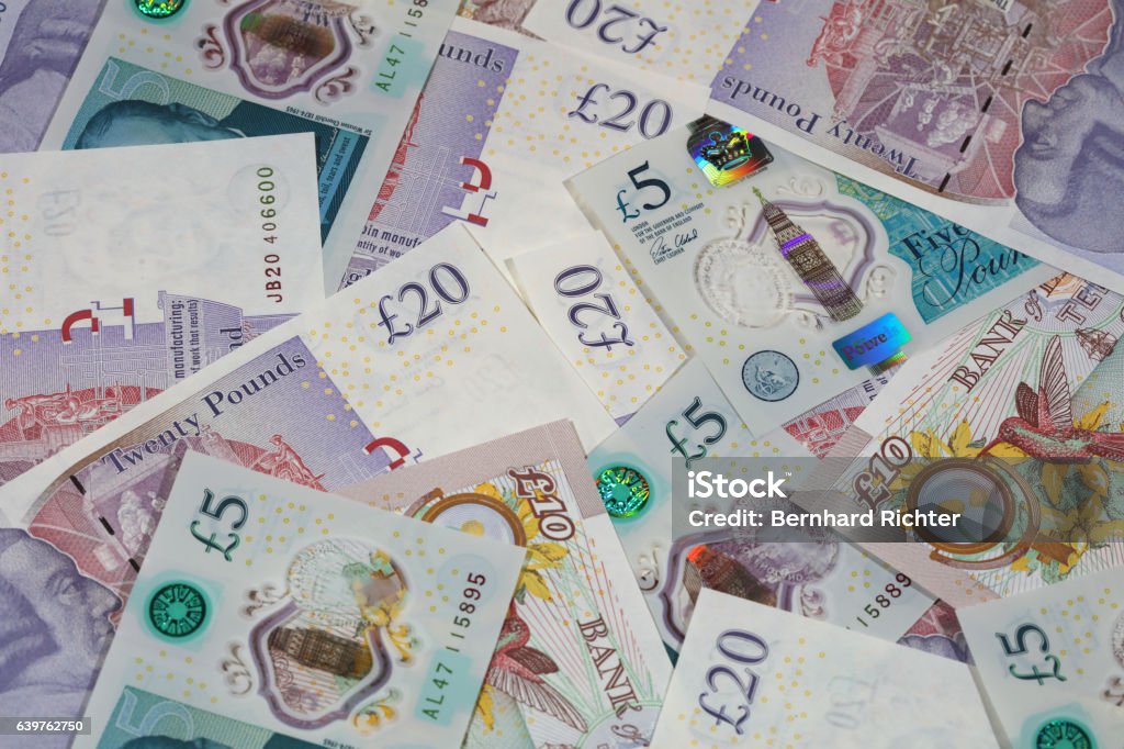 British Currency British Currency  Currency Stock Photo