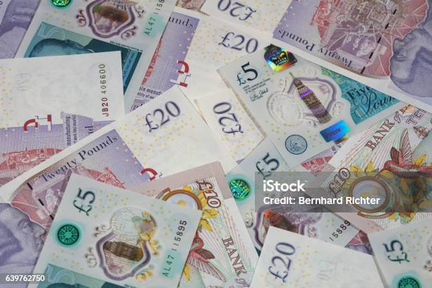 British Currency Stock Photo - Download Image Now - Currency, British Currency, Pound Symbol
