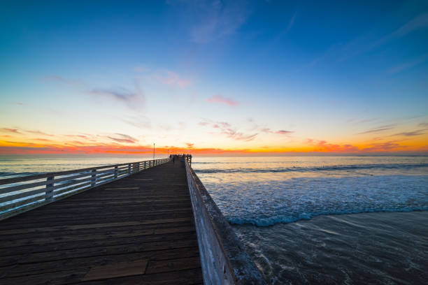 istock Pier in Pacific Beach at sunset 639765486