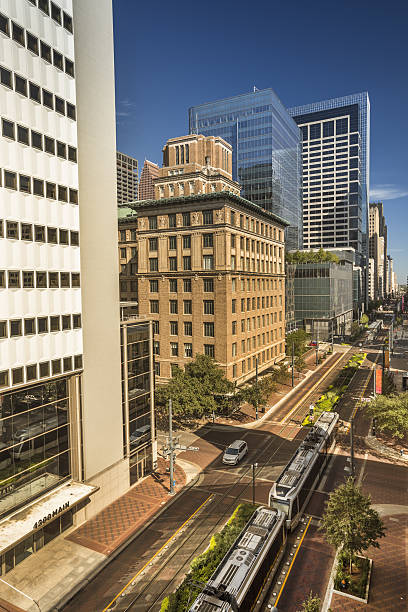 istock Downtown commute in Houston Texas USA 639766450