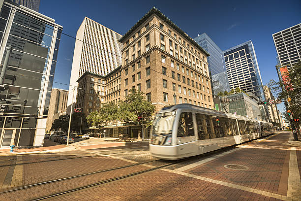 istock Downtown commute in Houston Texas USA 639766484