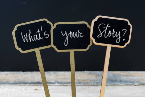 istock Motivational message Whats Your Story ? written with chalk 639766722